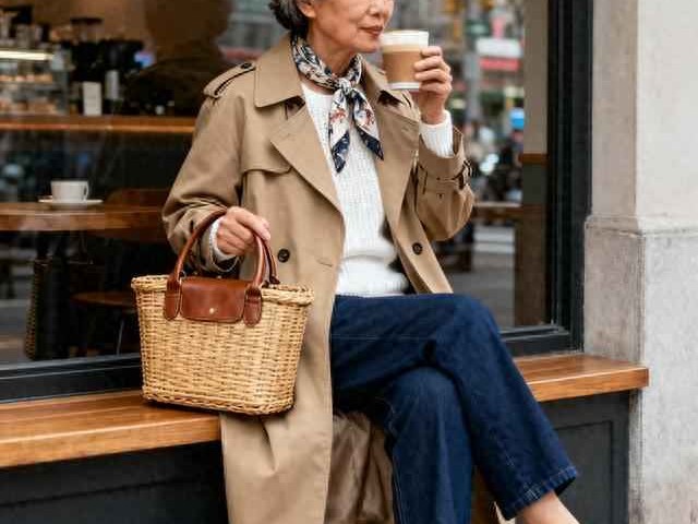 中老年女性秋季穿搭秘诀：一分钟学会时尚舒适秋日造型