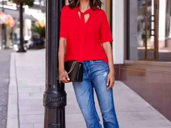 红色上衣搭配裤子终极指南让你穿出时尚范儿
