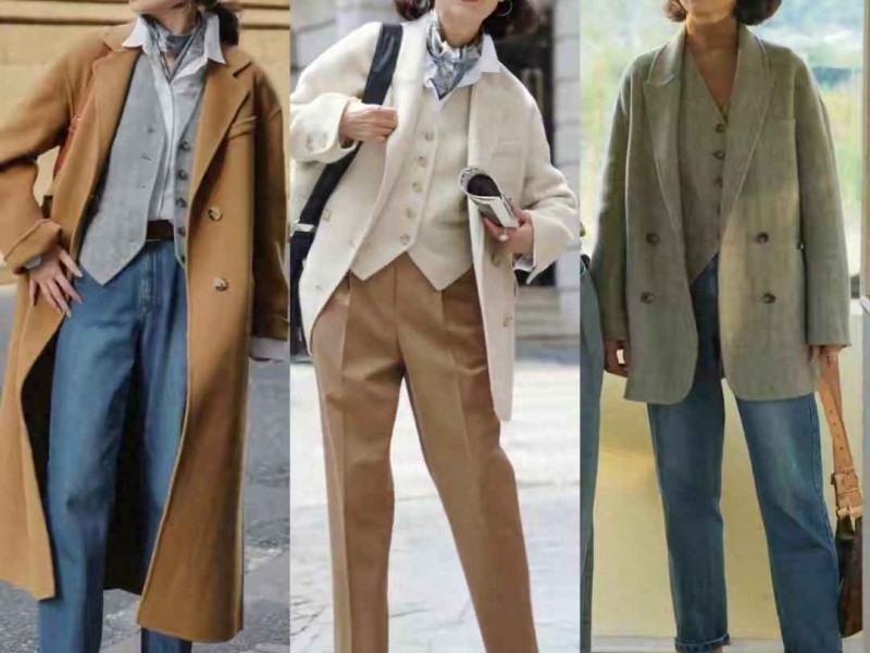 中年女性穿搭指南：跟三木母女学简约配色，轻松打造高级感