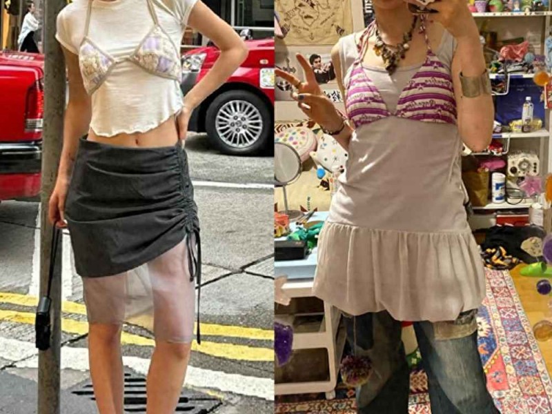 胸罩外穿正当时！2025夏日最潮穿搭，性感时髦回头率爆表