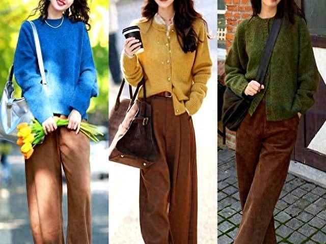 平屁股穿搭救星：小棕裤成秋冬新宠，显瘦耐脏高级感满分