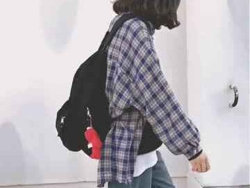 小格子裤子穿搭指南这样配上衣准没错