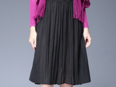 长款连衣裙配外套的聪明公式 教你温度风度两手抓